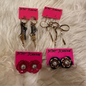 Betsey Johnson Earring Bundle